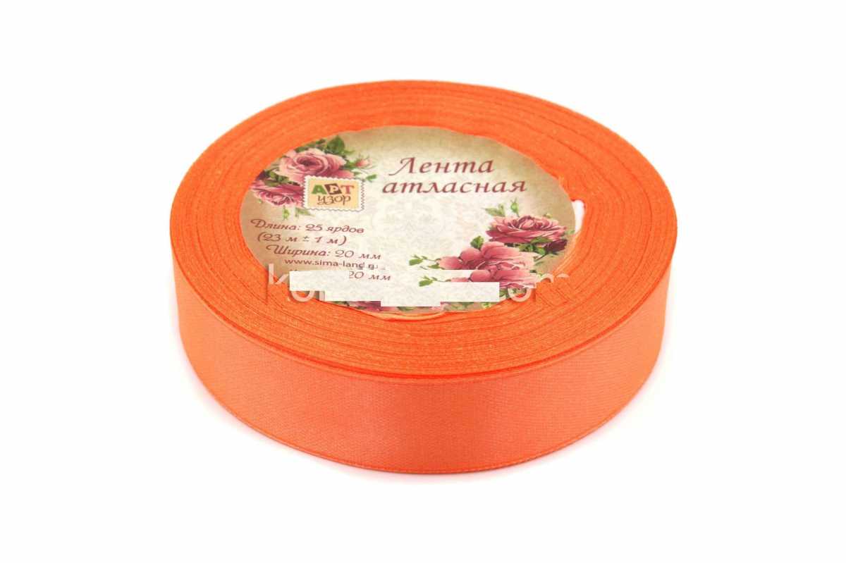 Лента №17/1 для упаковки торта атласная 12мм*23м.